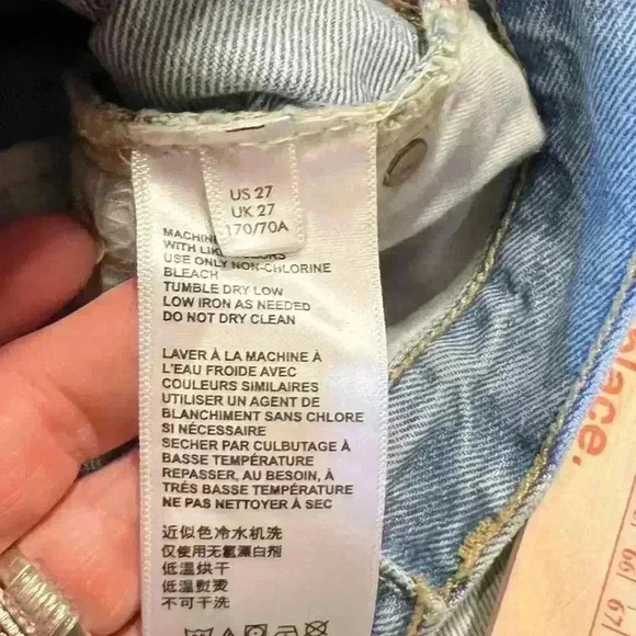 BDG Urban Outfitters Light Wash Bootcut Distressed Denim Jeans Size 27 High Rise - Picture 5 of 10